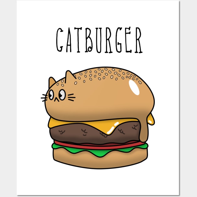 CATBURGER Wall Art by kurokitsune